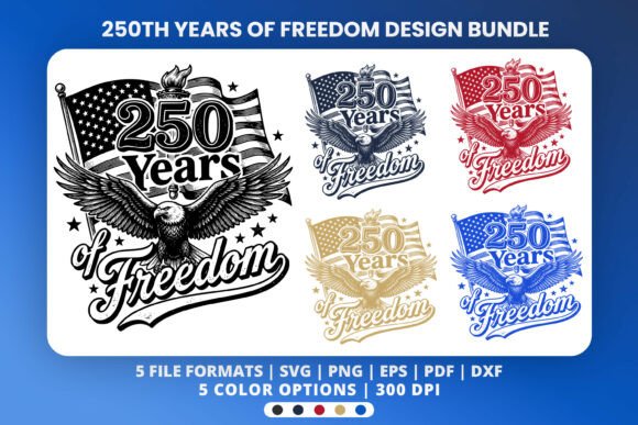 250th Years of Freedom Patriotic Eagle: A Symbol for a Milestone