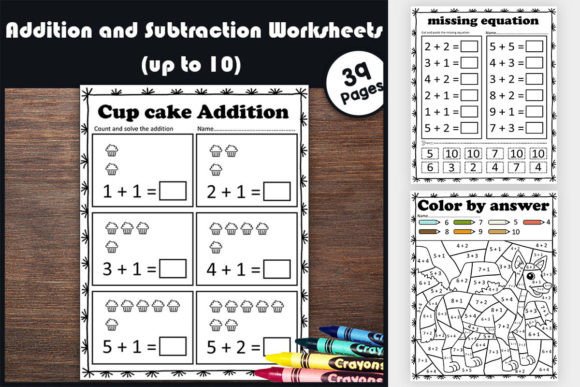 Addition & Subtraction for Kindergarten: Math Foundations