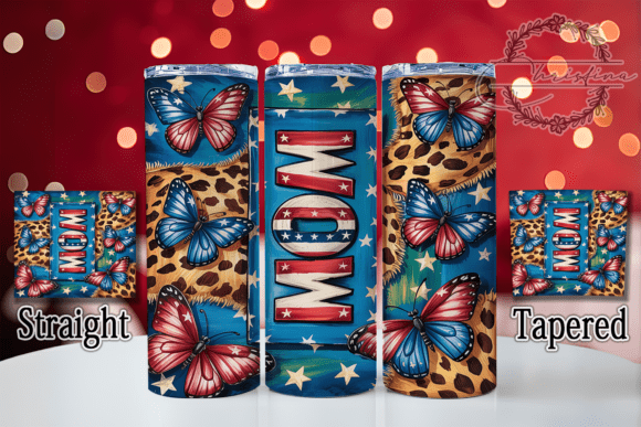 Celebrate with the American Mom 4th of July Tumbler Wrap