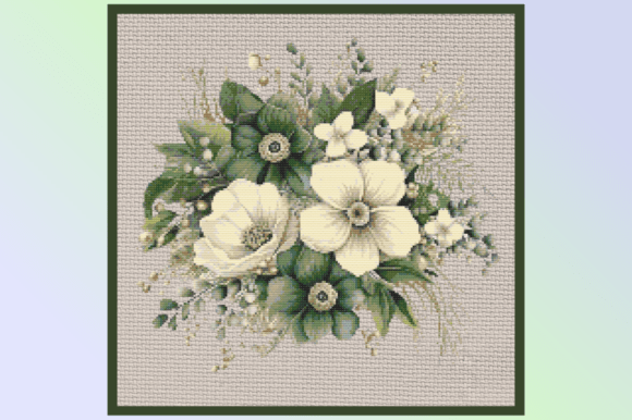 Elegant Floral Bouquet Cross Stitch Patt: A Designer's Take