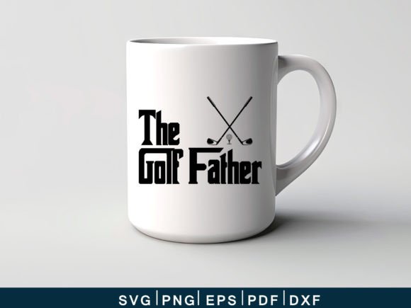 Funny Golfing Fathers Day Gift: A Digital Design Asset