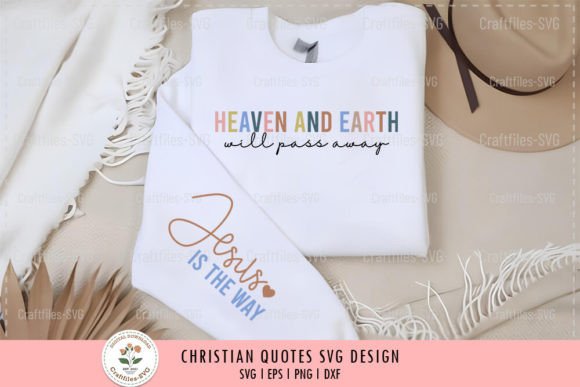Heaven and Earth - Christian SVG: A Creative Asset for Faith-Based Design