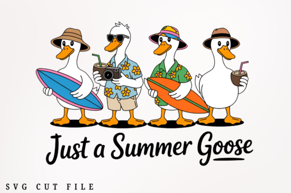 Just a Summer Goose PNG Design: Your Ultimate Creative Asset
