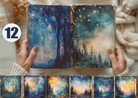 Magical Starry Forest Junk Journal: Unleash Enchanted Creativity