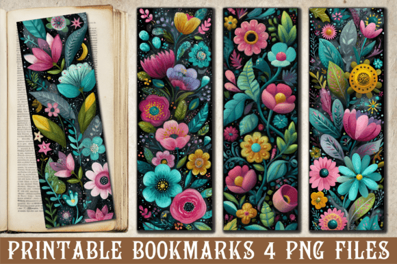 Whimsical Floral Garden Art Bookmark: A Designer's Guide to Botanical Charm
